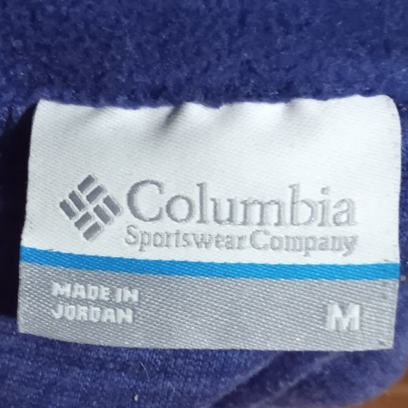 Columbia Sportswear Fleece Pullover - Blue/Purple - Sz. M - Picture 3 of 3